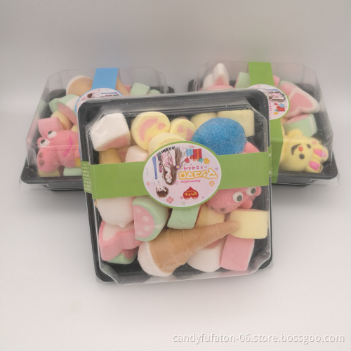 Hot Sell fruit flavored marshmallow confectionery boxes
